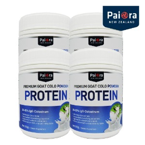 파이오라 뉴질랜드 프리미엄 초유 산양유 단백질 프로틴 파우더 250g 4통 영양보충제